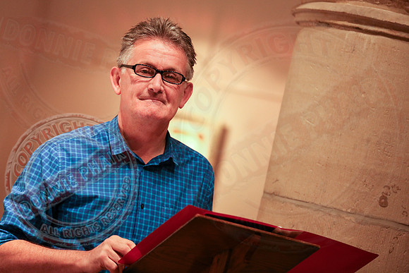 Kevin Quinn Poetry Reading in St. Michael's Crypt, Enniskillen.