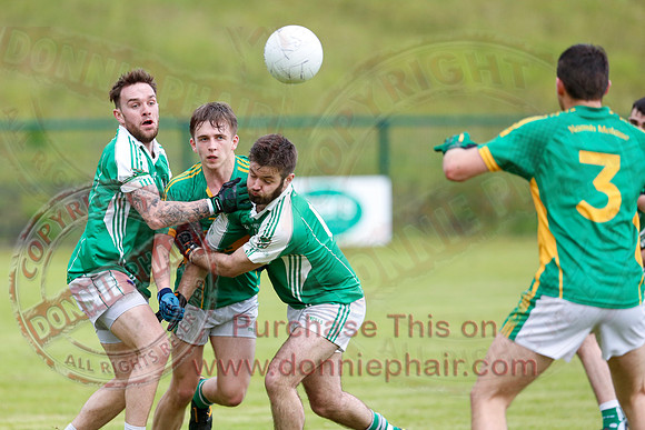 Irvinestown (1-7) V Roslea (1-8) in Senior GAA Football League Division 1.