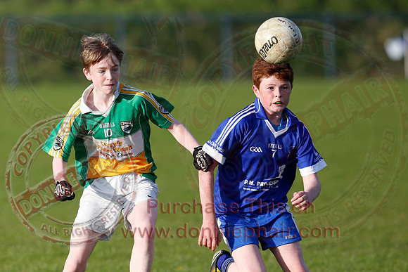 Kinawley (4-4) V Derrylin (10-14) in U14 GAA Football League Division 2.