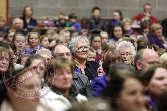 Community Carol Service in St. Mary's Hall, Tempo.