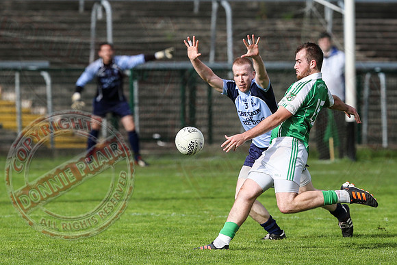 Roslea (1-12) V Belcoo (1-9) in Senior GAA Football Championshp Final.
