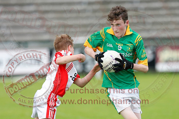 Belnaleck (6-9) V Irvinestown (4-7) in U14 B GAA Football Championship Final.