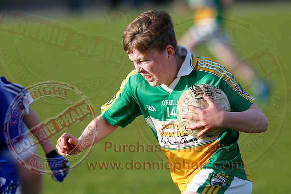 Kinawley (4-4) V Derrylin (10-14) in U14 GAA Football League Division 2.