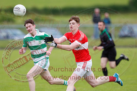 Teemore (3-7) V Belnaleck (1-12) in Minor GAA Football League Division 4 Final.