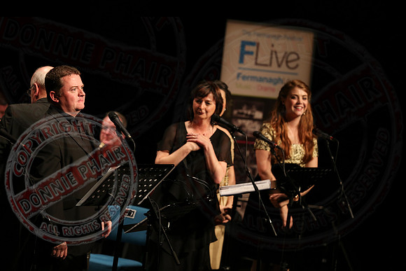 Bob Quick and the Big Brass Band in The Ardhowen Theatre.