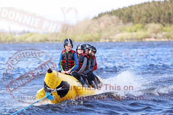 Banana Boating at the Share Centre, Lisnaskea.