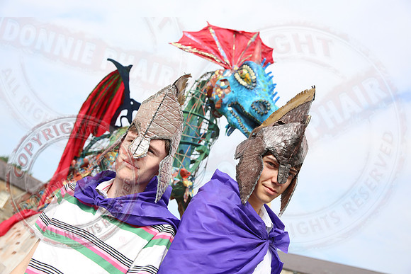 FLive Dragon Parade in Enniskillen.