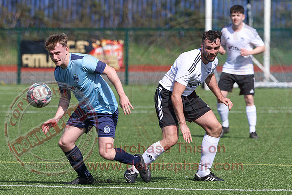 Enniskillen Town (3) V Enniskillen Athletic (1) in Mercer Football League-4