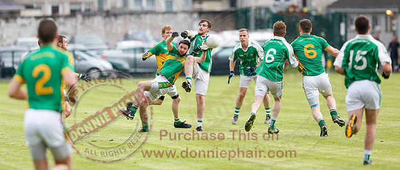 Irvinestown (1-7) V Roslea (1-8) in Senior GAA Football League Division 1.