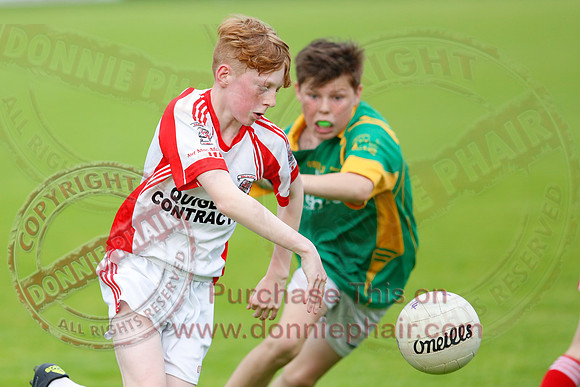 Belnaleck (6-9) V Irvinestown (4-7) in U14 B GAA Football Championship Final.