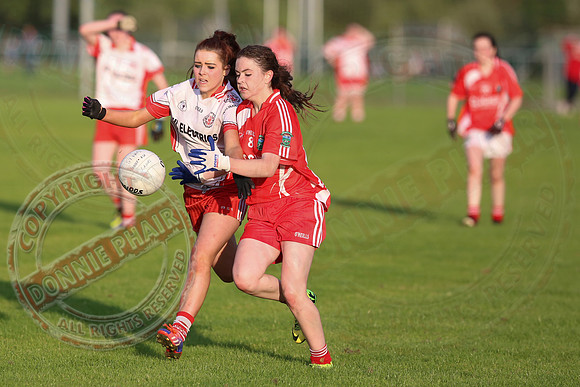 Newtownbutler (0-6) V St. Pat's Donagh (0-5) in U16 Ladies GAA Football League Division 2 Final.