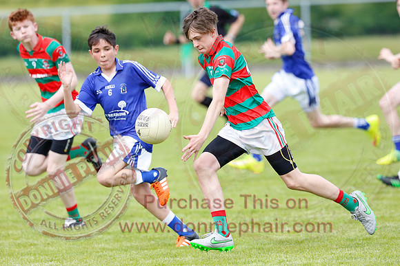 Lisnaskea (7-15) V Kinawley (2-15) in GAA Football U14 A Semi-Final.