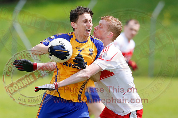 St. Pats Donagh (1-8) V Enniskillen Gaels (1-4) in Senior GAA Football League Division 2.