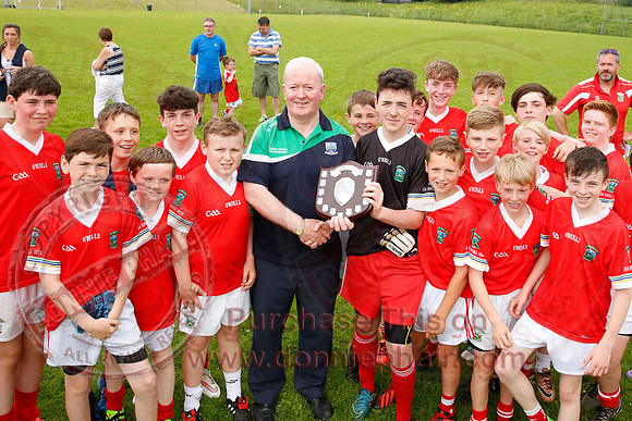 Newtownbutler (3-15) V Derrylin (2-6) in GAA Football U14 Division 2 Final.