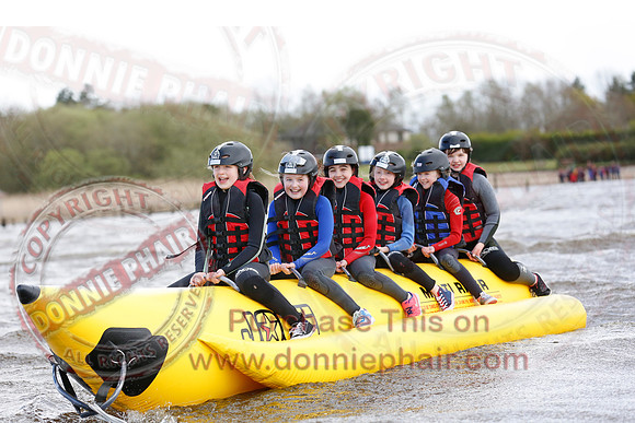 Banana Boating at the Share Centre, Lisnaskea.