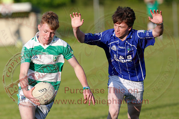 Teemore (3-15) V Devenish (2-9) in Minor GAA Football League Divison 4.