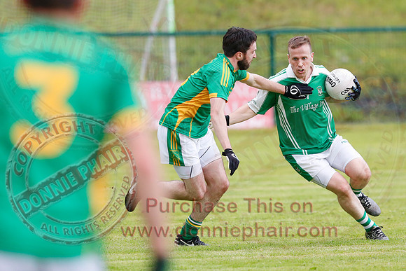 Irvinestown (1-7) V Roslea (1-8) in Senior GAA Football League Division 1.