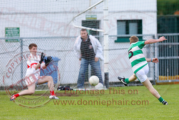 Teemore (3-7) V Belnaleck (1-12) in Minor GAA Football League Division 4 Final.