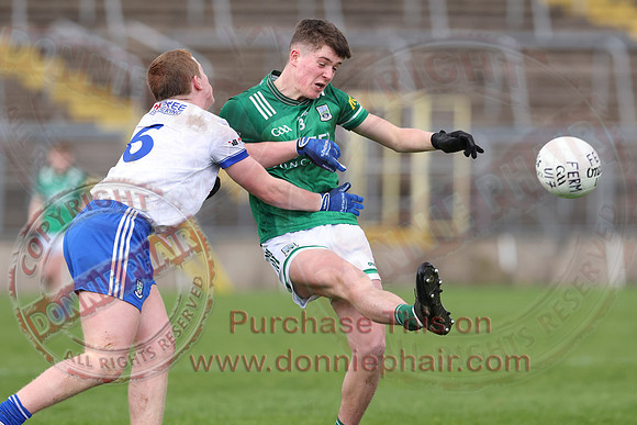 Monaghan (4-10) V Fermanagh (0-08) in Ulster GAA Football Minor Championship Group A-15