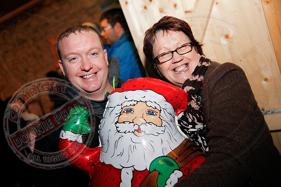 Turning on Christmas Lights in Lisnaskea.