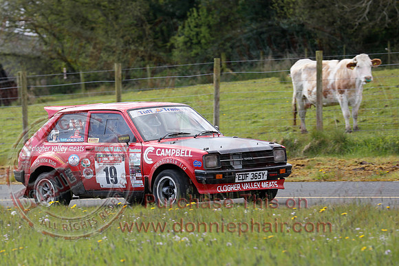 The Enniskillen Motor Club May Day Rally at Enniskillen Airport.