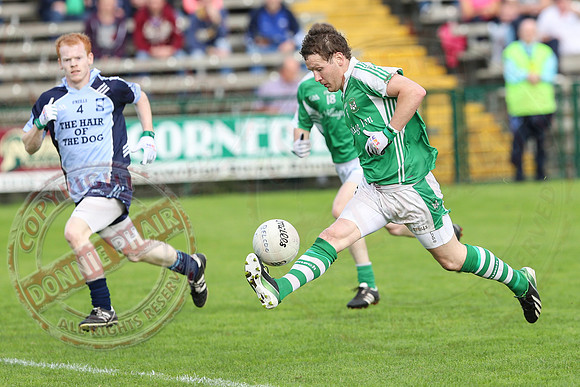 Roslea (1-12) V Belcoo (1-9) in Senior GAA Football Championshp Final.
