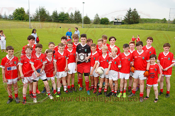 Newtownbutler (3-15) V Derrylin (2-6) in GAA Football U14 Division 2 Final.