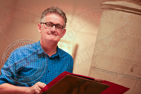 Kevin Quinn Poetry Reading in St. Michael's Crypt, Enniskillen.