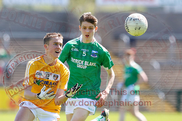 Fermanagh (2-9) V Antrim (4-10) in Ulster Minor GAA Football Championship First Round.