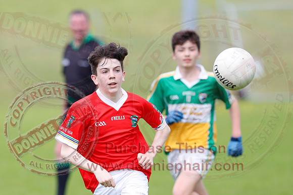 Newtownbutler (3-15) V Derrylin (2-6) in GAA Football U14 Division 2 Final.