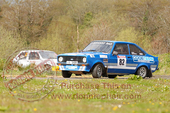 The Enniskillen Motor Club May Day Rally at Enniskillen Airport.