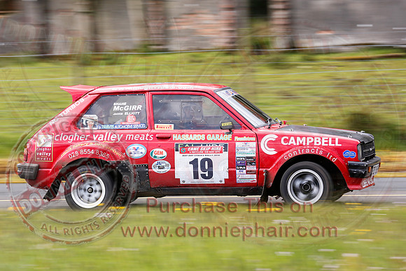 The Enniskillen Motor Club May Day Rally at Enniskillen Airport.
