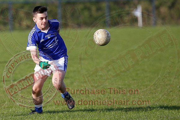 Kinawley (4-4) V Derrylin (10-14) in U14 GAA Football League Division 2.