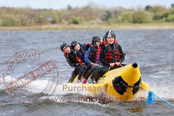 Banana Boating at the Share Centre, Lisnaskea.