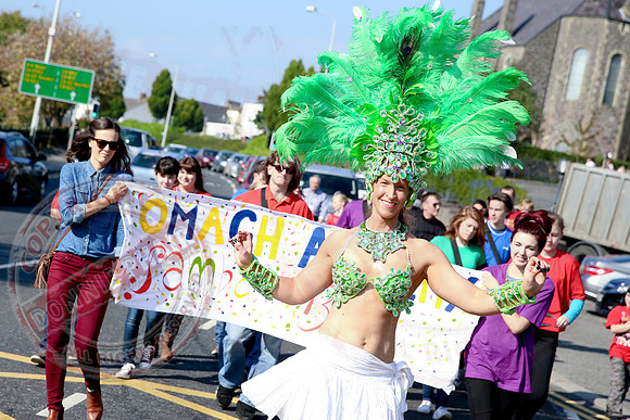 FLive Dragon Parade in Enniskillen.