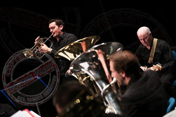 Bob Quick and the Big Brass Band in The Ardhowen Theatre.