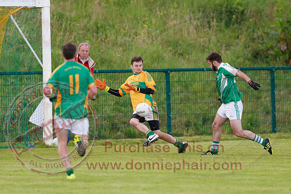 Irvinestown (1-7) V Roslea (1-8) in Senior GAA Football League Division 1.