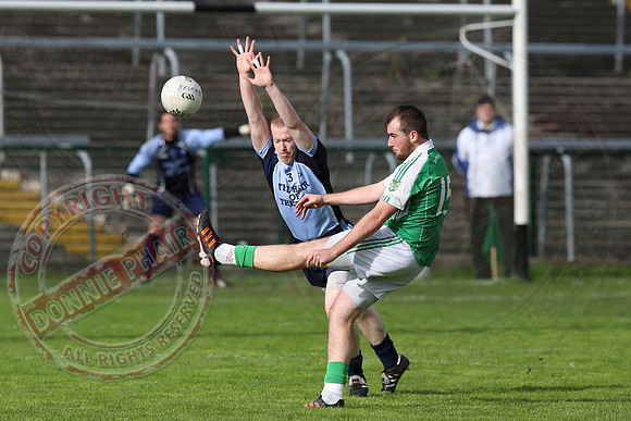 Roslea (1-12) V Belcoo (1-9) in Senior GAA Football Championshp Final.