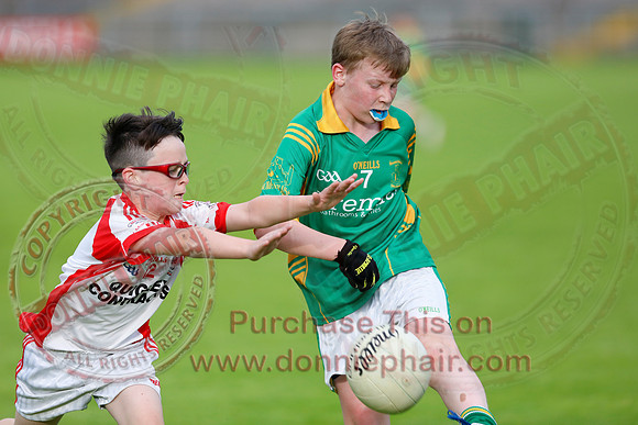 Belnaleck (6-9) V Irvinestown (4-7) in U14 B GAA Football Championship Final.