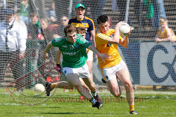 Fermanagh (2-9) V Antrim (4-10) in Ulster Minor GAA Football Championship First Round.