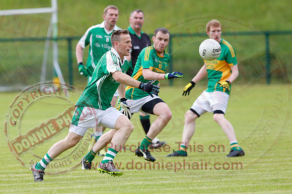 Irvinestown (1-7) V Roslea (1-8) in Senior GAA Football League Division 1.