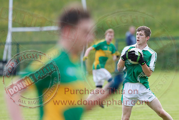 Irvinestown (1-7) V Roslea (1-8) in Senior GAA Football League Division 1.