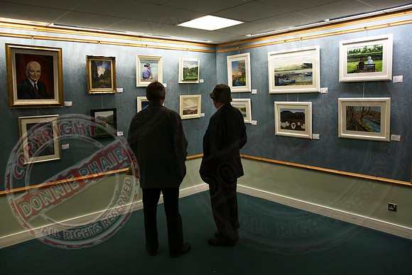 Artwork in Enniskillen Library.