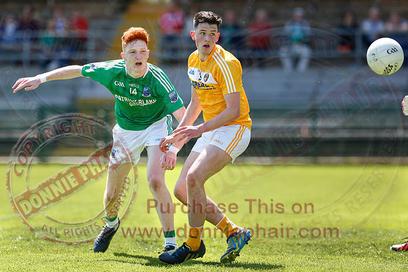 Fermanagh (2-9) V Antrim (4-10) in Ulster Minor GAA Football Championship First Round.