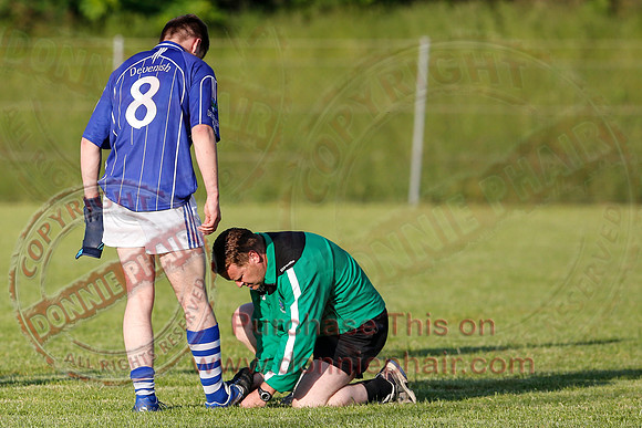 Teemore (3-15) V Devenish (2-9) in Minor GAA Football League Divison 4.