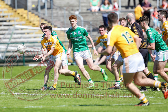 Fermanagh (2-9) V Antrim (4-10) in Ulster Minor GAA Football Championship First Round.