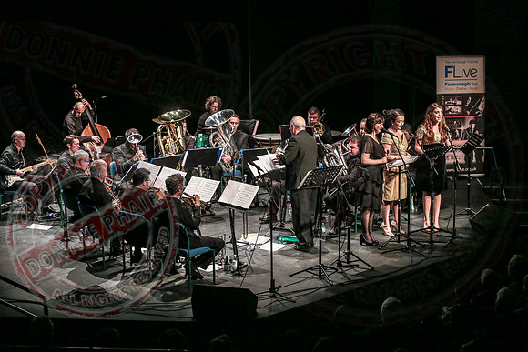 Bob Quick and the Big Brass Band in The Ardhowen Theatre.