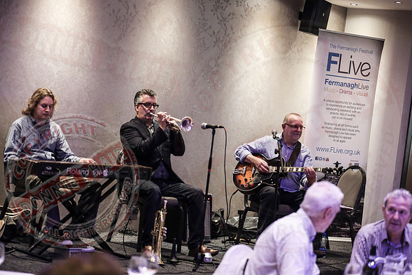Just Sow Jazz performing a Jazz Brunch in The Enniskillen Hotel.