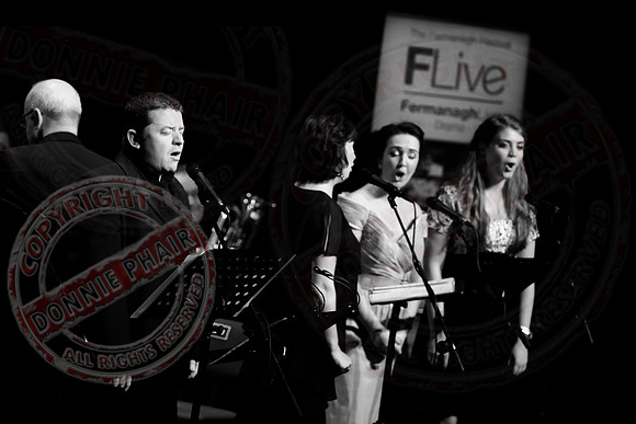 Bob Quick and the Big Brass Band in The Ardhowen Theatre.