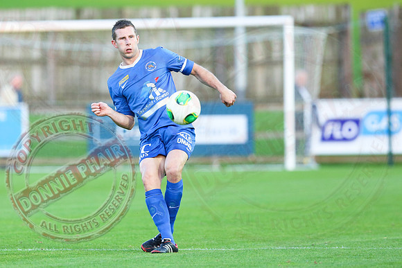 Ballinamallard United (0) V Glenavon (2) in IFA Premiership.